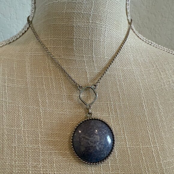 CHICO'S Blue Aventurine Pendant - Picture 4 of 6